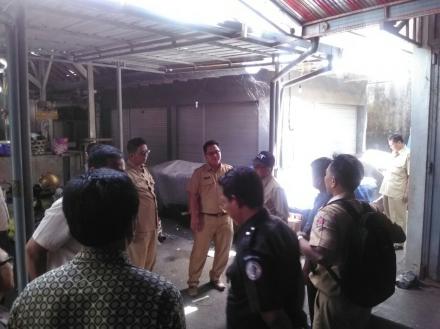 Kunjungan Kadis Dinas Perdagangan Kabupaten Buleleng di Pasar Desa Tamblang