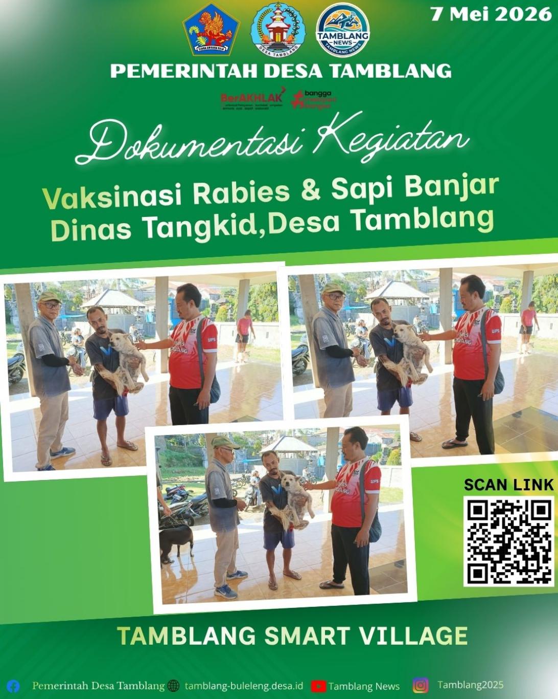 Vaksinasi Rabies & Sapi Banjar Dinas Tangkid Desa Tamblang - Website ...